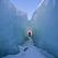 Beautiful ice formations on an Icelandic glacier