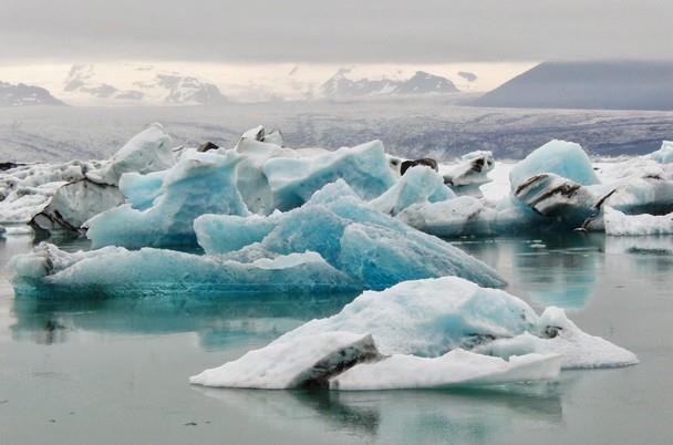 Iceland - icebergs in the Jökulsarlon glaciar lagoon
